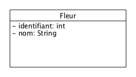 Diagramme de classe: Fleur